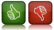 Facebook Thumb up and down