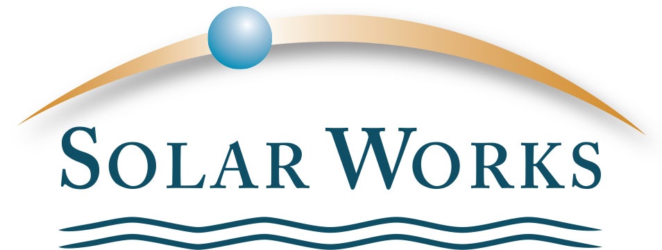 Solar Works logo (bluest earth)